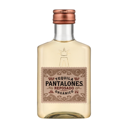 Case of 60 - Mini Pantalones Organic Reposado Tequila (50ml)
